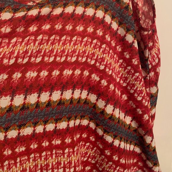 LIVING DOLL WOMENS SLEEVELESS BLOUSE SZ L - Picture 4 of 5